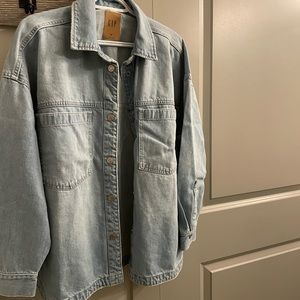 Gap Oversized Denim Shirt Jacket